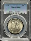1940 Walking Liberty Half PCGS MS-65