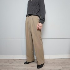 USED GIANNI VERSACE COUTURE WIDE SLACKS / KZ49 VERYGOOD