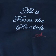 Dnsr Jacquard Knit Sweater Non-Smoking Pre-Owned