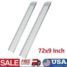 2pcs 72x9 Loading Ramp Truck Ramps Tot 1000lb For Motorcycleslawn Mowertruck