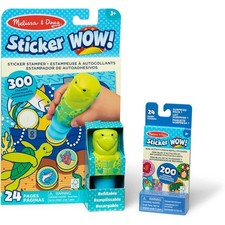 Melissa  Doug Sticker Wow Sea Turtle Bundle: Activity Book, Stamper, Stickers