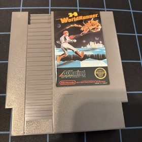 3-D WorldRunner NES Nintendo Entertainment System Box Cartridge Manual