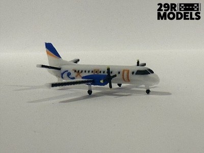 1/400 Scale REX (Regional Express) Saab 340 3D Printed Airplane Model