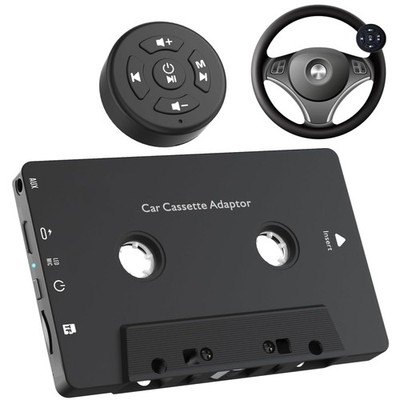 Bluetooth Cassette Adapter with Hands-Free Calling