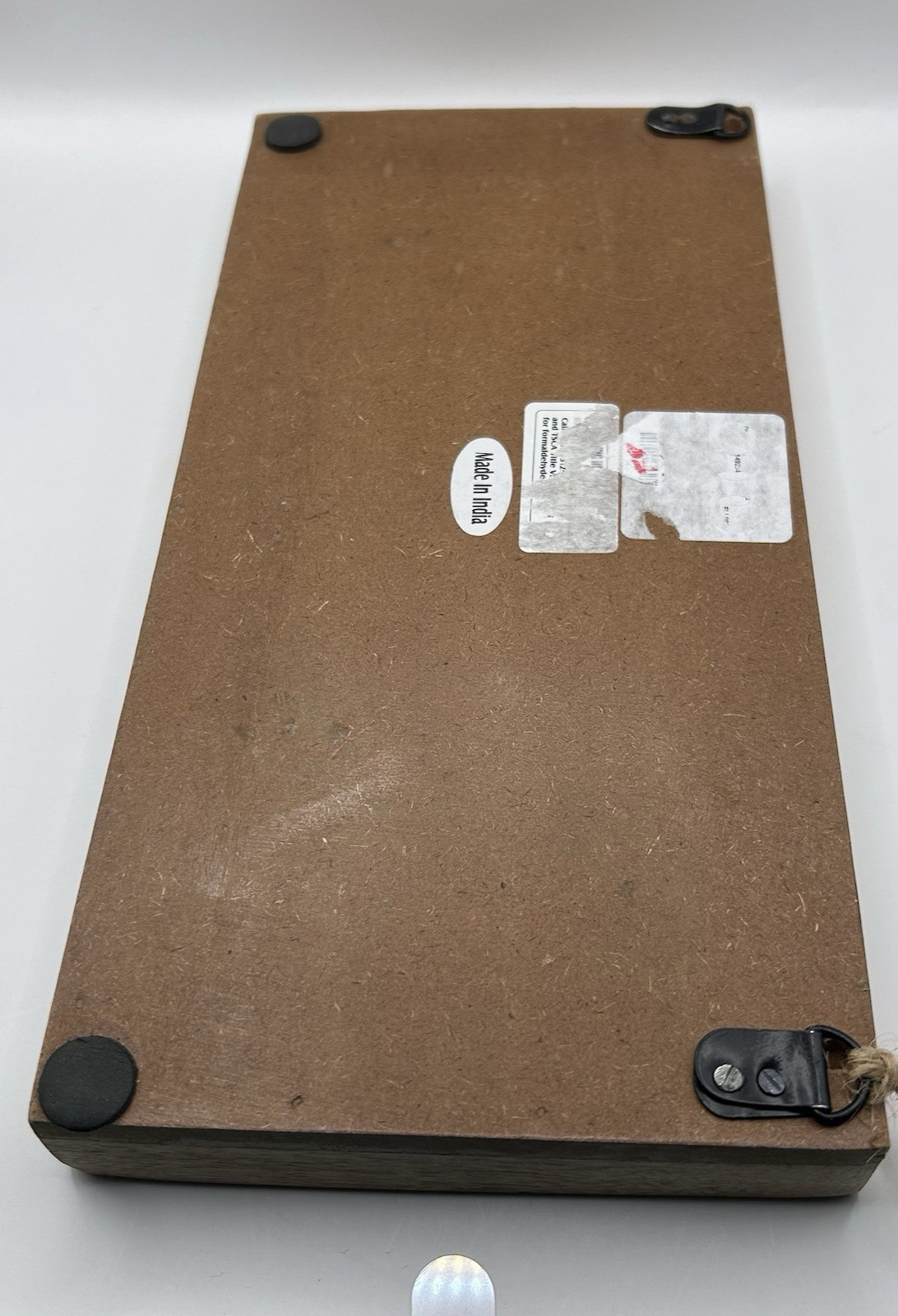 Eat Wood Wall Art Sign Rustic Primitive Farmhouse Country Kitchen 12"x6" *NWT*