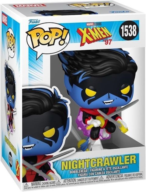 Funko Pop X-Men '97: Nightcrawler Figure w/ Protector 