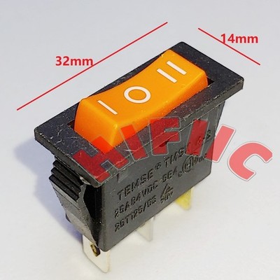 TEMSE TMSK4-3 16A 125/250VAC 3 Pins 3 positions Rocker Switch