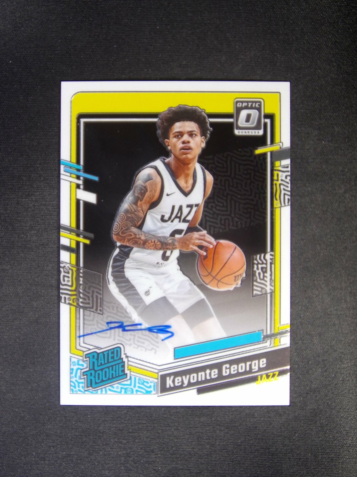 2023-24 Panini Donruss Optic Keyonte George #290 RC Rated Rookie Auto