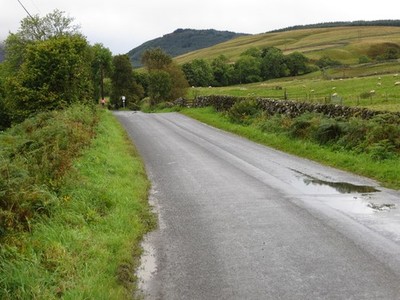 Photo 6x4 Road along Glen Afton near Pencloe Connel Park Looking southwar c2017