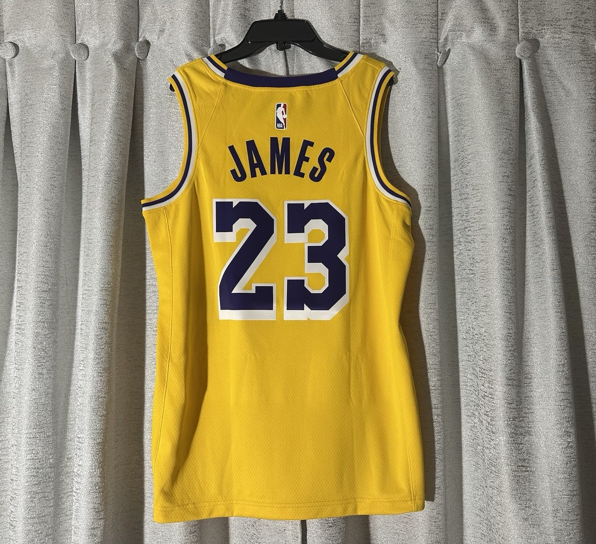 Nike Lebron James 23 Lakers Cw3669 734 Authentic NBA Swingman