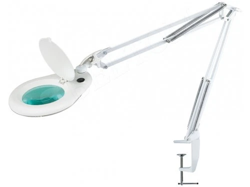 LED LUPENLEUCHTE LINSE 5DIOPTRIEN KALTLICHT LUPENLAMPE WERKSTATTLAMPE TISCHLAMPE - Bild 1 von 1