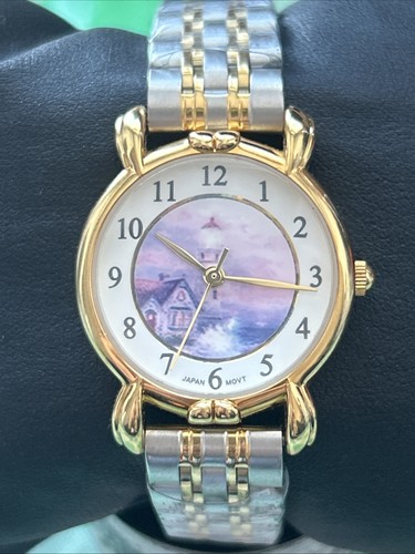 Thomas Kinkade Two Tone Women’s Quartz Watch