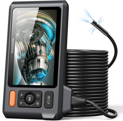 15m Triple Lens Endoskopkamera mit Licht, DEPSTECH 5-Zoll-IPS-Bildschirm 1080P