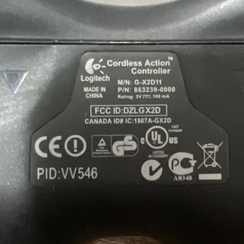 Logitech G-X2D11 PS2 Wireless Controller NO Dongle; PlayStation 2 Tested - Picture 11 of 12