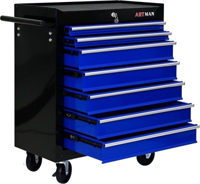 7 Drawers Rolling Tool Chest,Tool Cart on Wheels Tool Box Tool Storage Cabinet