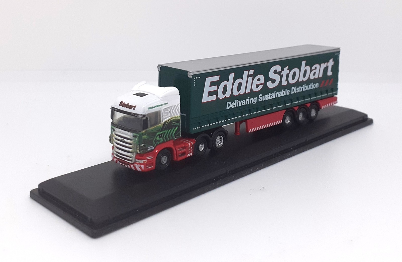 Oxford Haulage Diecast Scania Eddie Stobart Highline Curtainside Lorry  N Gauge