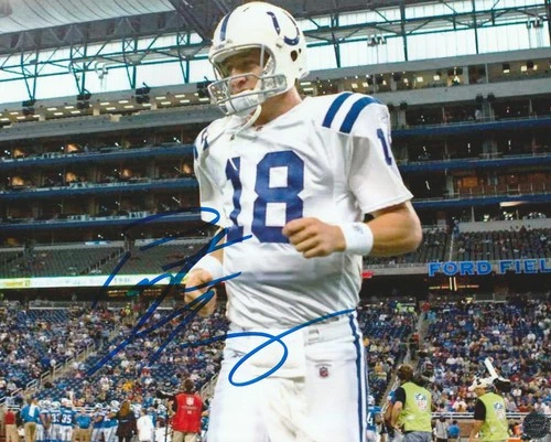 Peyton Manning Autographed Signed Indianapolis Colts 8x10 Photo withCOA/Hologram