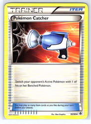 Pokémon Catcher 95/98 Emerging Powers Uncommon Trainer