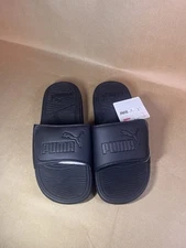 PUMA Cool Cat 2.0 Men's Slides, Black/Black, SZ 8