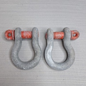 Lot of 2 Crosby- Laughlin SWL 3 1/4T Bow Shackle 5/8 Galvanized USA