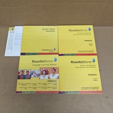 Rosetta Stone Francais Level 1-5 FRENCH Incomplete As Pictured 13-3 