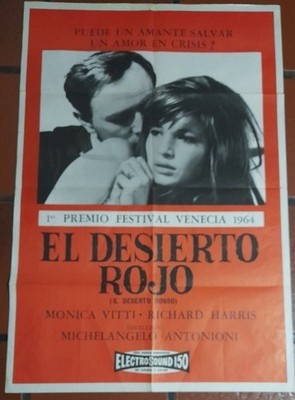 AFICHE DE CINE -DESIERTO ROJO - 1964