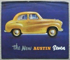 AUSTIN A30 Seven LF Car Sales Brochure c1954 Ref 851
