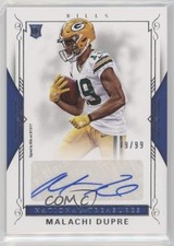 2017 Panini National Treasures Rookie Signatures 19/99 Malachi Dupre Auto 3c4