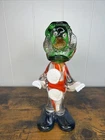 Vtg Murano Venetian Art Glass Clown Figurine Hand Blown Italy