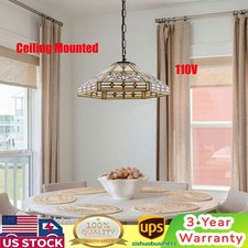 Retro Pendant Light, Hanging Lamp f/Kitchen Island Dining Room Adjustable Height