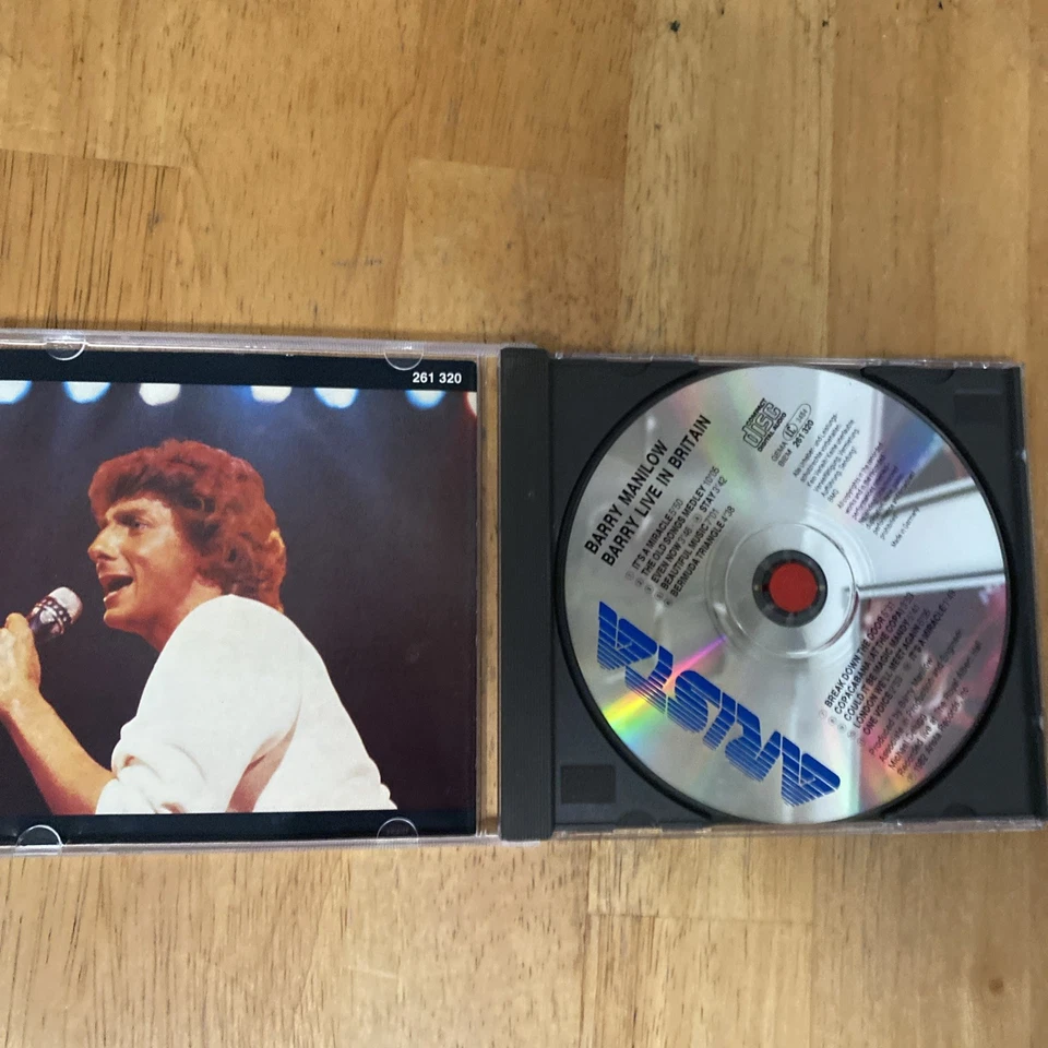 Barry Manilow Live In Britain German Import CD 1991 Arista Records Issue Foto 3 de 4