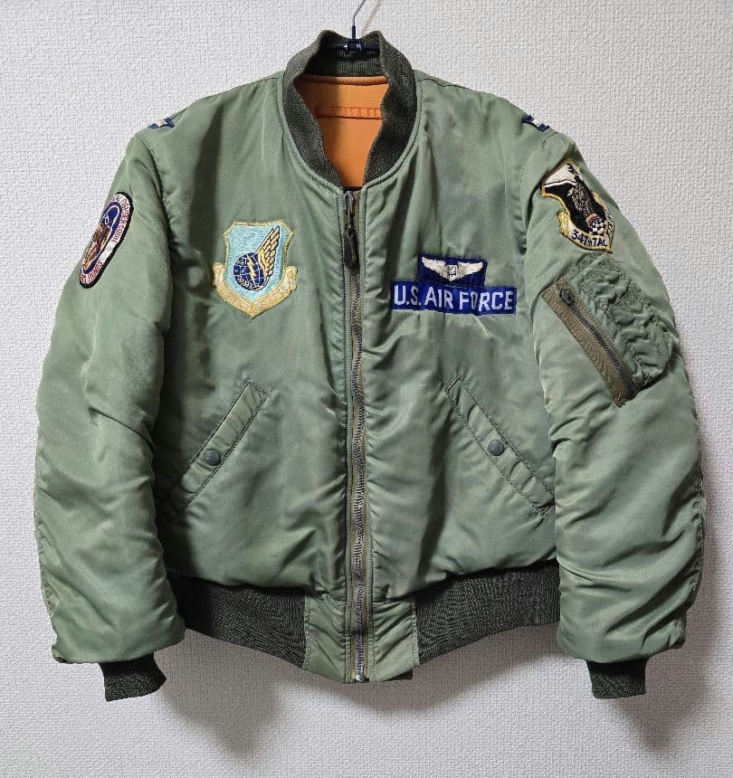 Buzz Rickson's MA-1 Flight Jacket Embroidered Squadron Patch C&C