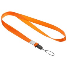 10Pcs 17" Neck Lanyards 0.6" Width Detachable Strap Lanyard Orange