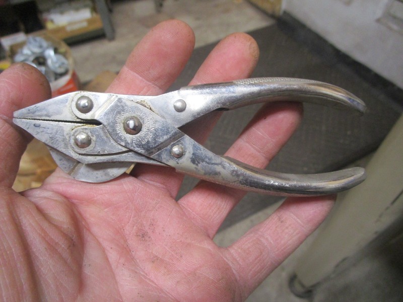 Nearly Mint Vintage Sargent Parallel Pliers With Side Cutter Tool USA