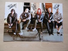 Walls of Jericho band autographs signed 20x30 cm picture