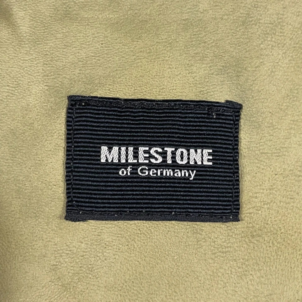 Chaqueta Milestone of Germany Para Hombres 48 Gamuza Cuero Camisa Cazadora Bolsillos Sin Forro Foto 2 de 4