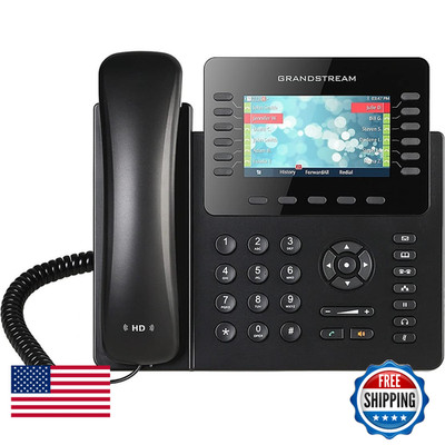 Grandstream Gxp2170 Ip Phone 12 Lines 6 Sip Accounts 4.3-Inch Color Display