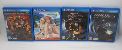 PSVITA NINJA GAIDEN SIGMA PLUS 1,2 & DEAD OR ALIVE XTREME 3 4Games Japan VITA