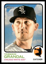 Yasmani Grandal 2022 Topps Heritage #47 White Sox MLB READ FREE SHIPPING