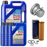 MotoröL Filter Set 5W-40 Liqui Moly 8 Liter + Schraube FüR Mercedes Sprinter 316