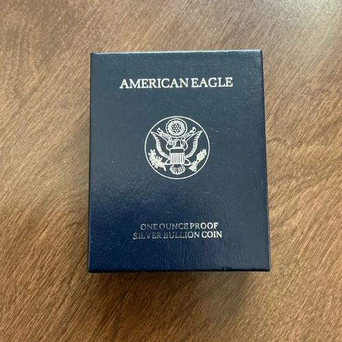 1996-P Proof American Silver Eagle Coin  - W/Org. Pkg. One Troy oz .999 Bullion