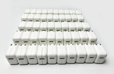 Lot of 50 Genuine Apple 12W USB Power Adapter Charger for iPhone iPad A1401