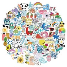 Stickers for Water Bottles, 100 Pack/PCS Cute Vsco Vinyl Aesthetic 100pcs