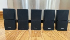 Five 5 Bose Double Dual Cube Direct Reflect Speakers Lifestyle Acoustimass