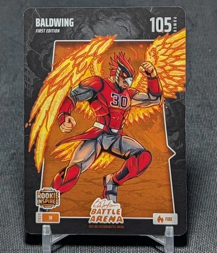 Drake Baldwin BALDWING Fire Rookie 2026 Bo Jackson Battle Arena Card #38 Braves