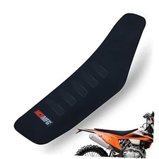 Universal Gripper Soft Seat Cover for All Bike Dirt Motorcycle MX Cross Black