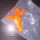 Cheeto Baby Jesus Shaped Piece in Plastic Bag w/ Blue Small Jewelry Box — photo 3