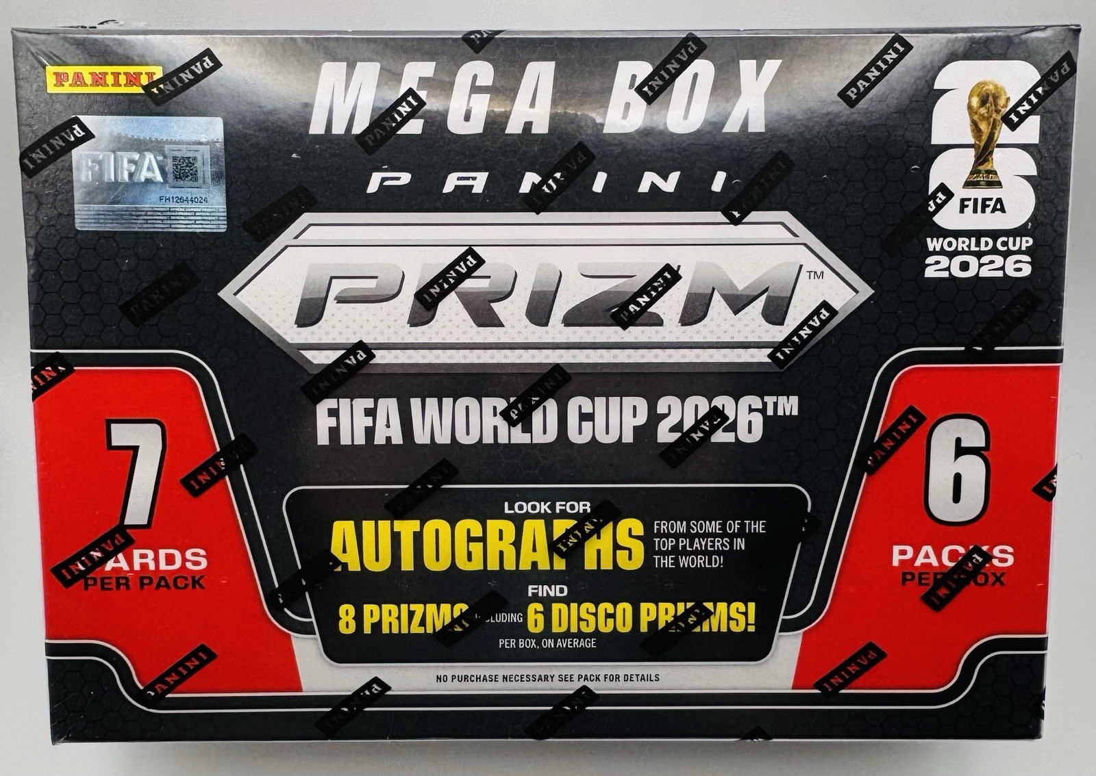 2026 Panini Prizm FIFA World Cup Mega Box Red Target Exclusive Factory Sealed