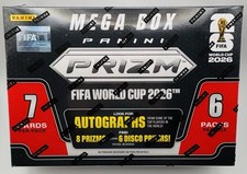 2026 Panini Prizm FIFA World Cup Mega Box Red Target Exclusive Factory Sealed