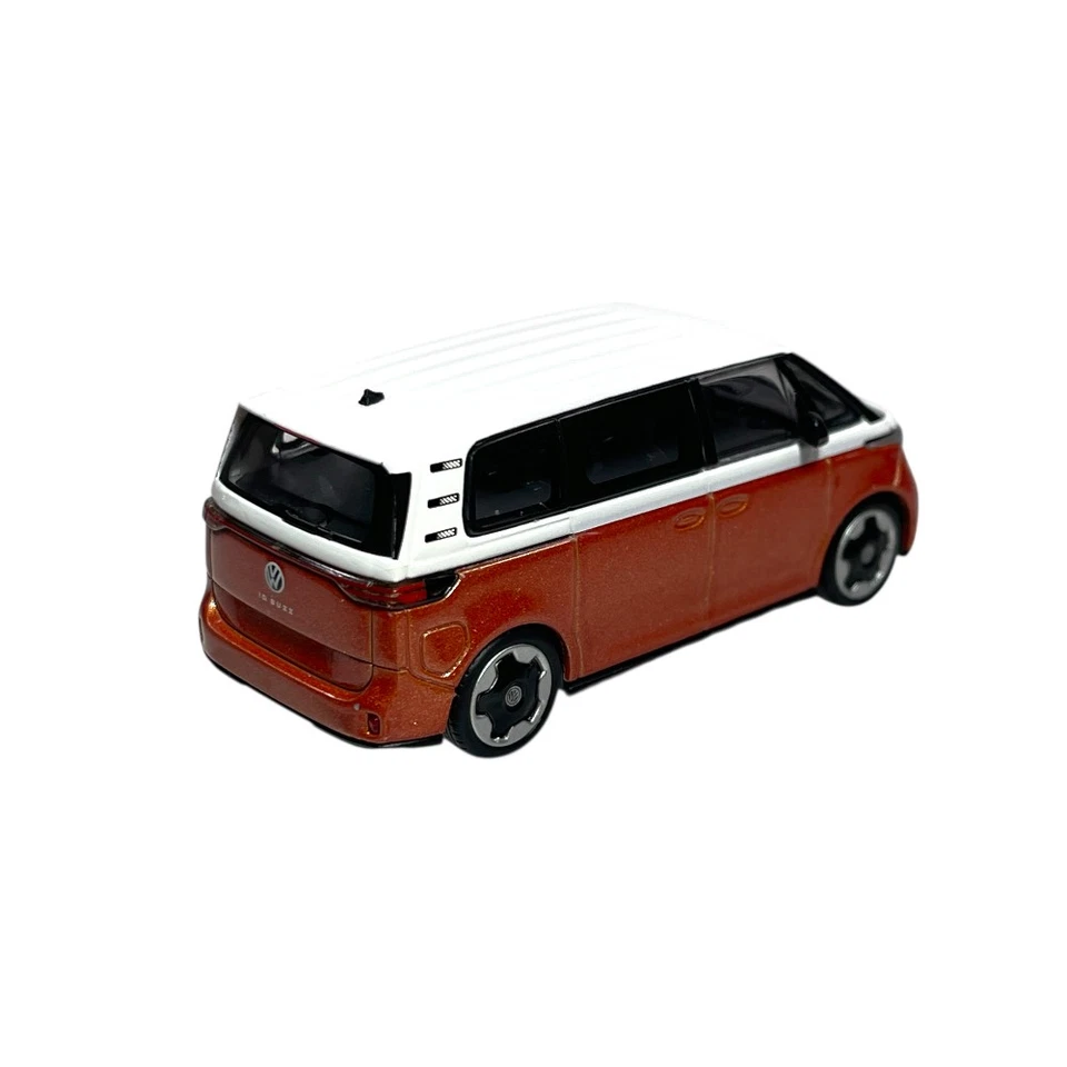 Modellino Auto Mini GT 1/64 Volkswagen ID. Buzz Candy White Energetic Orange - Immagine 4 di 4